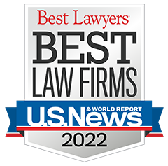 U.S. News, Best Law Firms 2022 badge