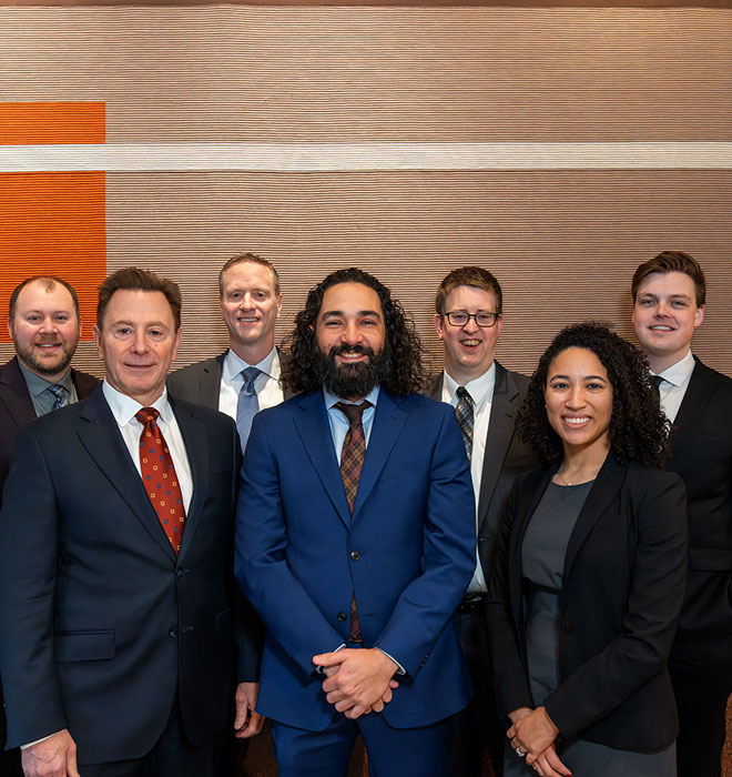 The legal team at Madigan, Dahl & Harlan, P.A.