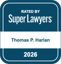 Rated By Super Lawyers | Thomas P. Harlan | 2026